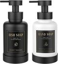 Luxspire Foaming Soap Dispenser 15oz Hand Soap Bottle, 2 Pack | Anti-drip pump by Luxspire