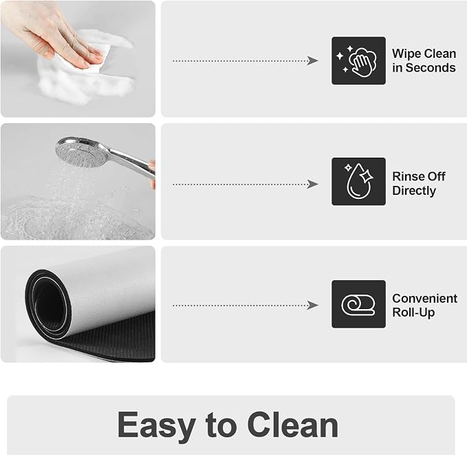 Ecotrim - Dish Drying Mat for Kitchen Counter | Coffee Bar Mat for Countertops - Image 3