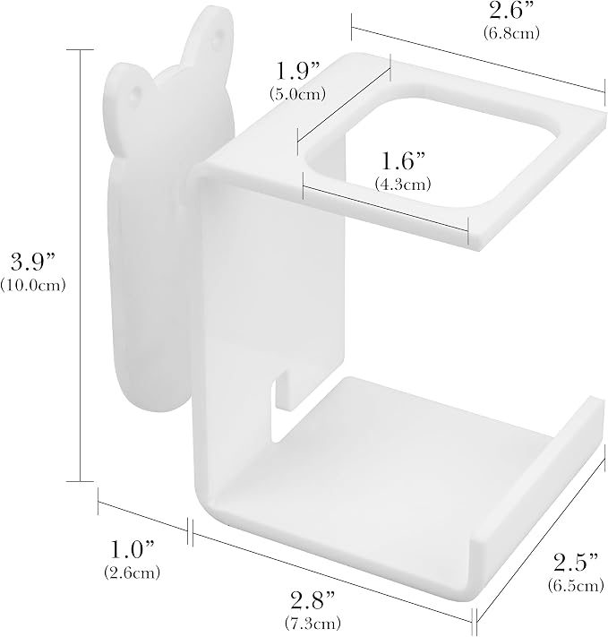 Electric Toothbrush Holder Wall Mounted, Electric Toothbrush Cord Organizer - Image 2