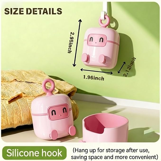 Reusable Mini Travel Lint-Roller, Extra Sticky Lint Rollers - Image 3