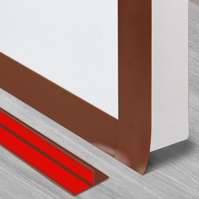 Benory T-Shaped Silicone Door Weather Stripping, 1.38" W x 20 ft | T-shaped by Benory