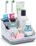 Bathroom Toothbrush Holders, 6 Slots, Detachable by Chintu