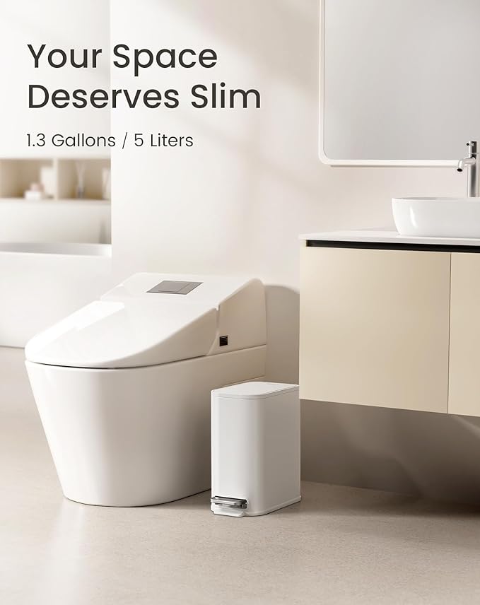Cesun Small Bathroom Trash Can - Image 2