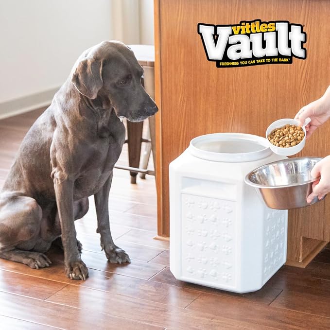 Vittles Vault Airtight Pet Food Storage Container + Scoop, Fits Up to 35lbs | - Image 15