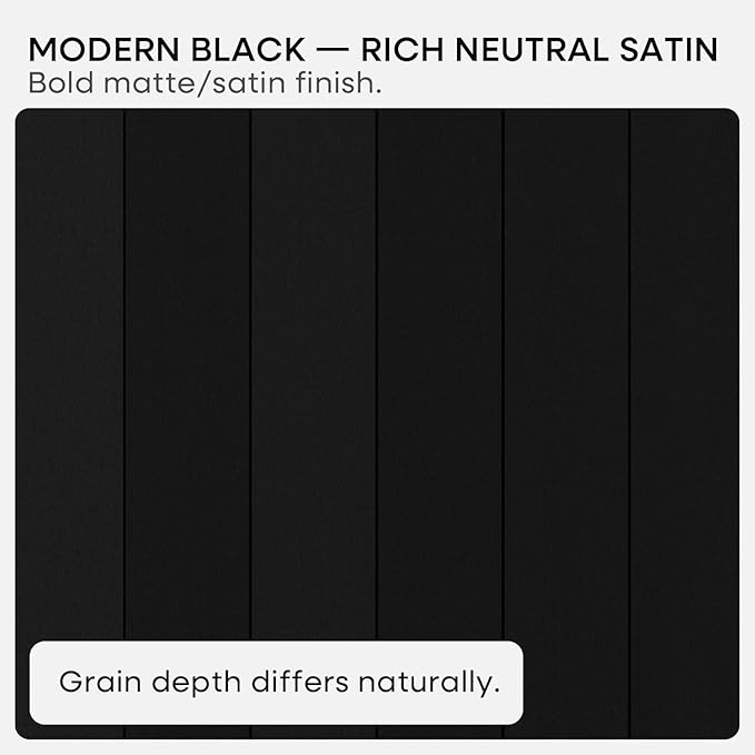 Homeforia Floating Black Shelf 60 inch, High End Solid Real Wood 60 inches Long Floating Shelves for Wall, Black Wooden 60inch Large Floating Shelves, Heavy Duty Bracket, 60 X 6.5 X 1.75 in, Set of 3