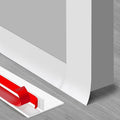 Benory T-Shaped Silicone Door Weather Stripping, energy loss, and outside noise by Benory