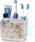 Toothbrush Holders, Toothbrush and Toothpaste Holder | EasyTo Clean, 4 Slots by PARKMANI