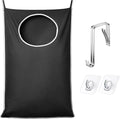KEEPJOY XL Black Door Hanging Laundry Hamper, 36.5" x 22.5" Large Capacity by KEEPJOY