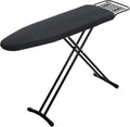 Ironing Board Full Size, RAINHOL Black 54"x13" Compact Ironing Board by RAINHOL