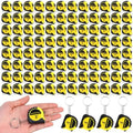Kanayu 100 Pcs Mini Tape Measure Keychains 3 ft Small Retractable Measuring by Kanayu