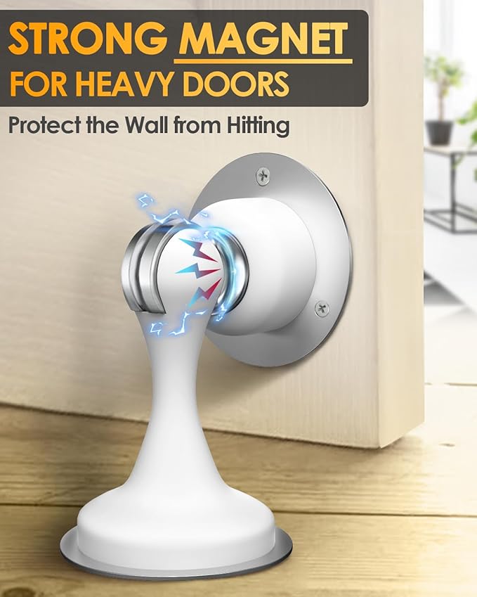 Magnetic Door Stopper Door Catch Door Stop Door Holder Doorstops - Image 4