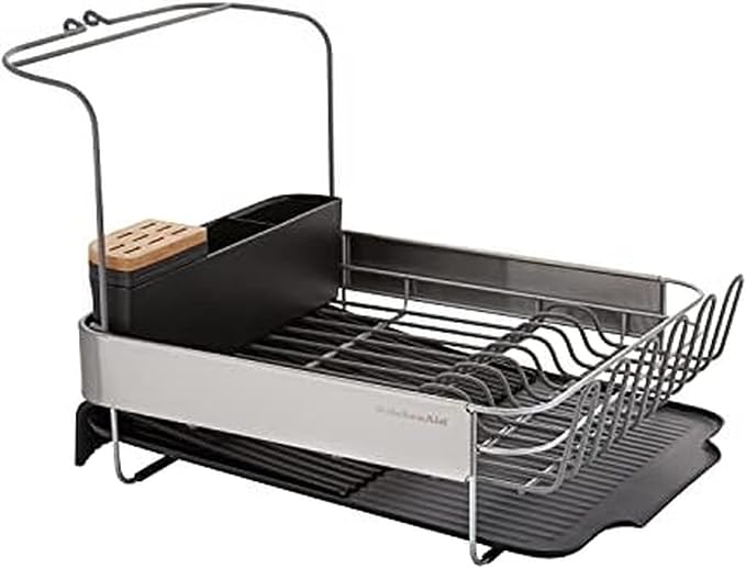 KitchenAid Full Size, Rust Resistant Expandable Dish Rack by Unknown