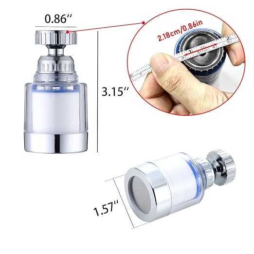 360-Degree Rotating Faucet Filter Sink Water Faucet Filter Water Purifier - Image 3