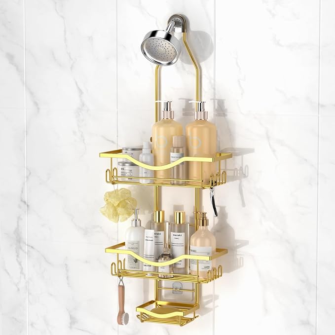 REINHARDT Adjustable Shower Caddy Hanging Rustproof Shower Organizer by REINHARDT