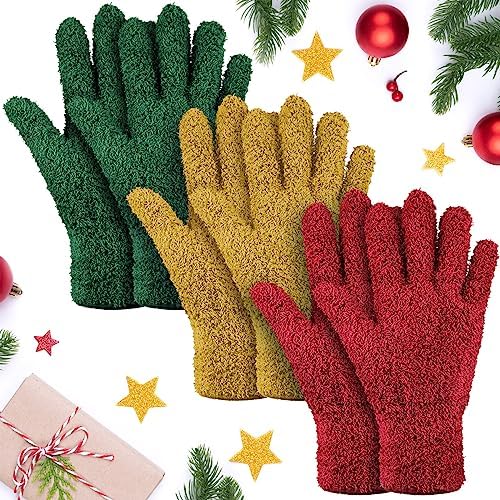 Patelai 3 Pairs Microfiber Dusting Gloves by Patelai