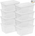 Sterilite Storage Box, Stackable Clear Plastic Bins, 90 Quart by Sterilite