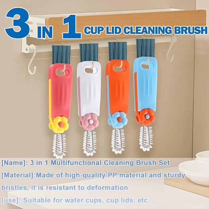 3 in 1 Cup Lid Cleaning Brush - Image 5
