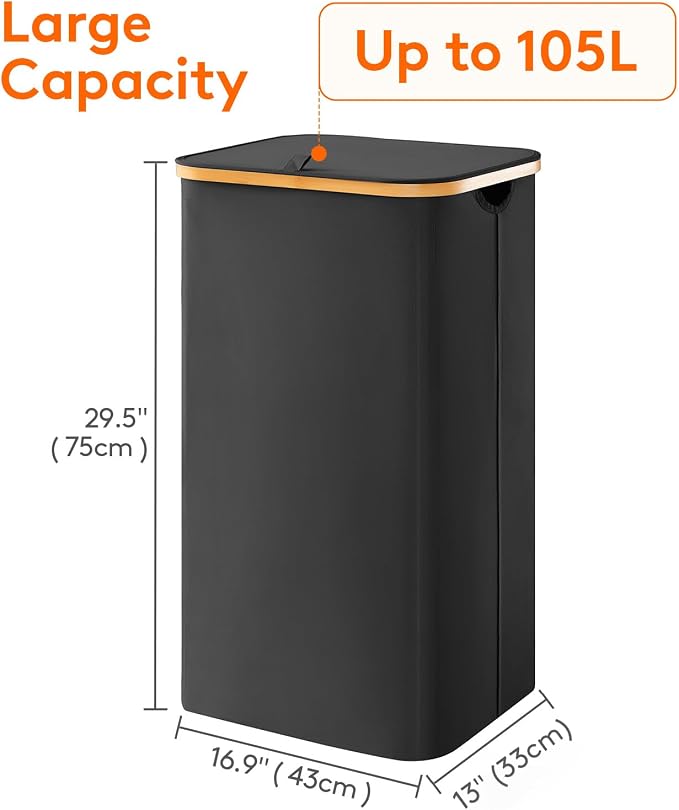 Lifewit 105L Laundry Basket - Image 3