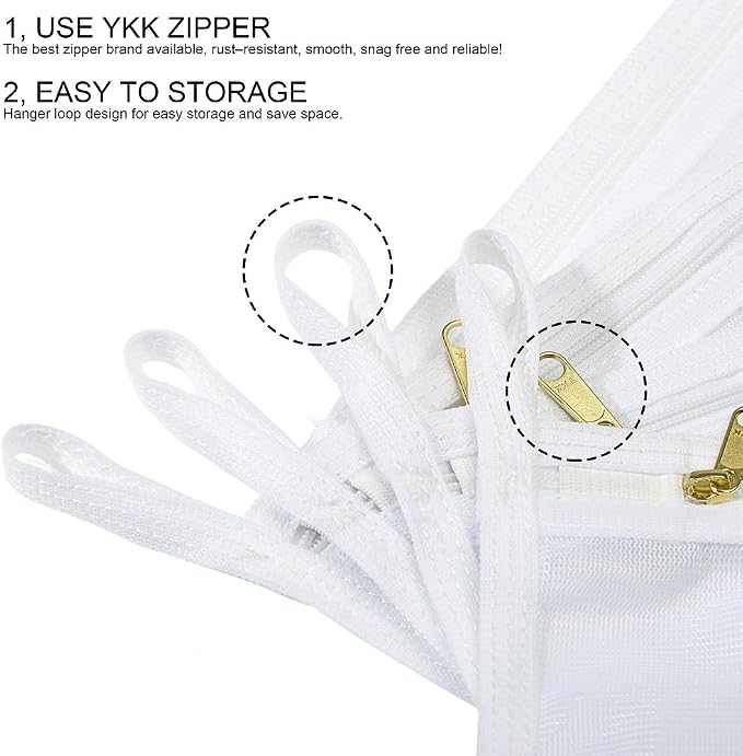 TENRAI Delicates Laundry Bags, Bra Fine Mesh Wash Bag - Image 3