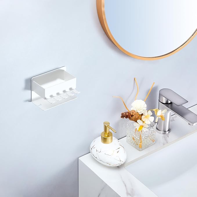 Toothbrush Head Holders, Electric Tooth Brush Head Holder, Adhesive Toothpaste - Image 2