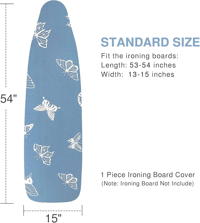 VividPaw Ironing Board Cover and Pad, Standard Size 15x54, Thick Padding - Image 5