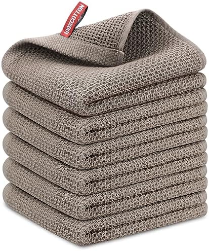 Nialnant 6 Pack KitchenTowels, Super Absorben & Soft Dish Towels by Nialnant