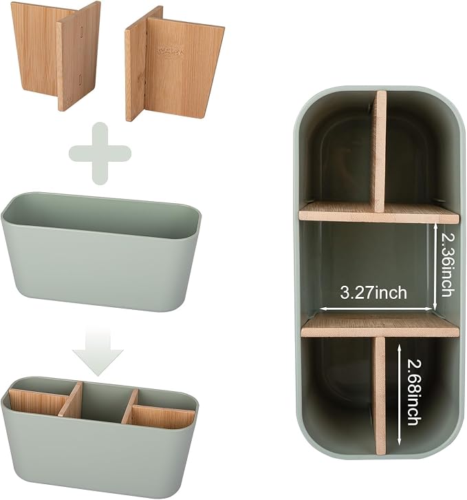 Toothbrush Holders Electric Tooth Brush and Toothpaste Organizer, 5 Slots - Image 4