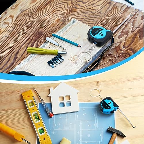 Kanayu Mini Tape Measure Keychains 3 ft Small Retractable Measuring Tape Bulk - Image 5