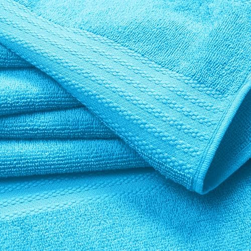 GLAMBURG Premium Cotton 4 Pack Bath Towel Set - Image 2