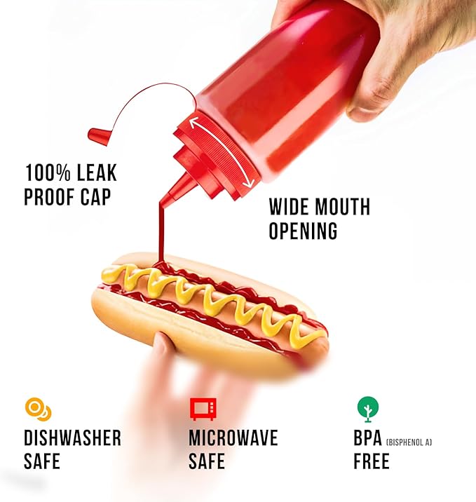 Norcalway Squeeze Bottles 12oz6p