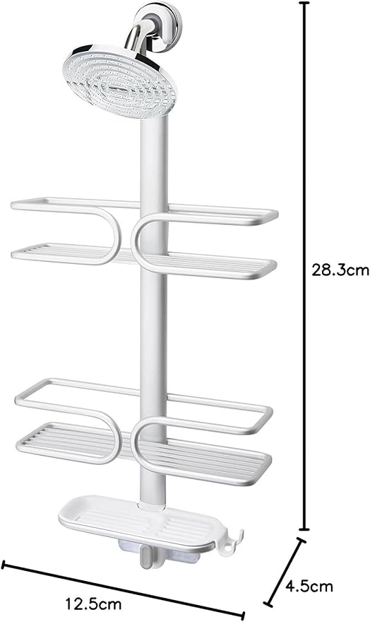 OXO Good Grips 3-Tier Aluminum Shower Caddy - Image 12