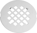 4-1/4” OD Snap-in Shower Drain Cover, Round Shower Drain Strainer Grid by Artiwell