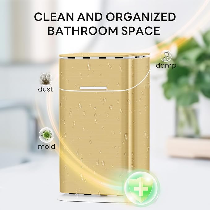 GFWARE Gold Bathroom Toothbrush Holder - Image 6