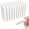 50PCS White Wooden Clothespins 2.9 Inch Color Clothes Pins by HONGYUTAI