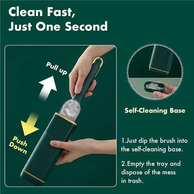 FelineFun Pet Hair Remover for Clothes, Reusable Self-Cleaning Lint Brush | - Image 7