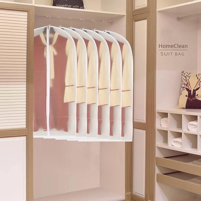 Garment Bags for Hanging Clothes Breathable Suit Bag Covers - Image 8