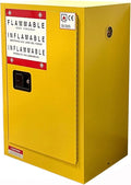 Hazardous Storage Cabinet, 23.2" W x 18.1" D x 35.3" H, Suitable for Storing up to 24 Gallons, Chemical Fireproof Cabinet, Featuring 2 Adjustable Shelves, Designed for Industrial Applications