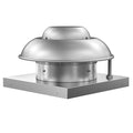 Roof Mounted Downblast Exhaust Fan Direct Drive Axial Exhaust Fan -19" Fan Base, 1/10 HP 830 CFM 115 Volt Single Phase Motor