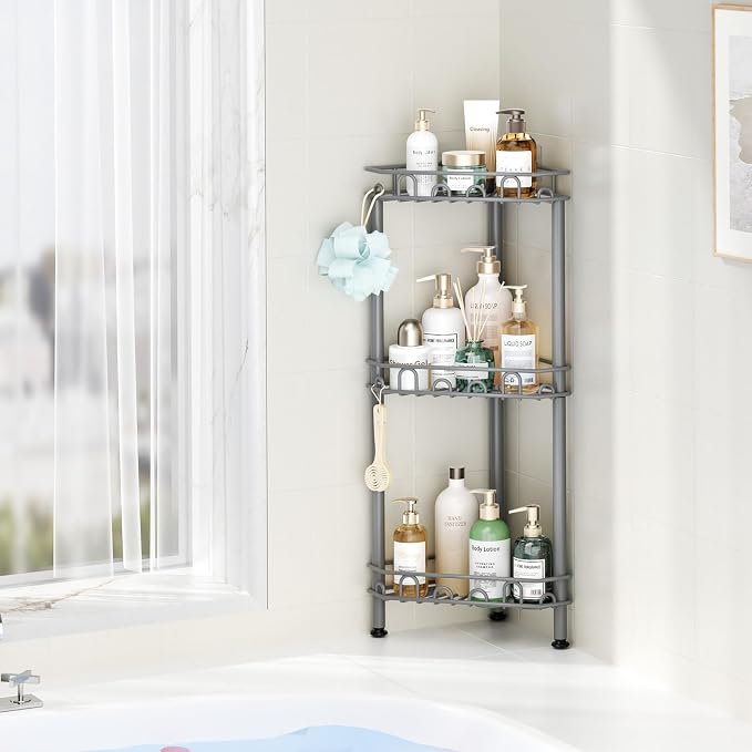 SWTYMIKI Standing Shower Caddy Corner - Image 5