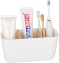 Toothbrush Holders Electric Tooth Brush and Toothpaste Organizer, 3 Slots by Heagoale