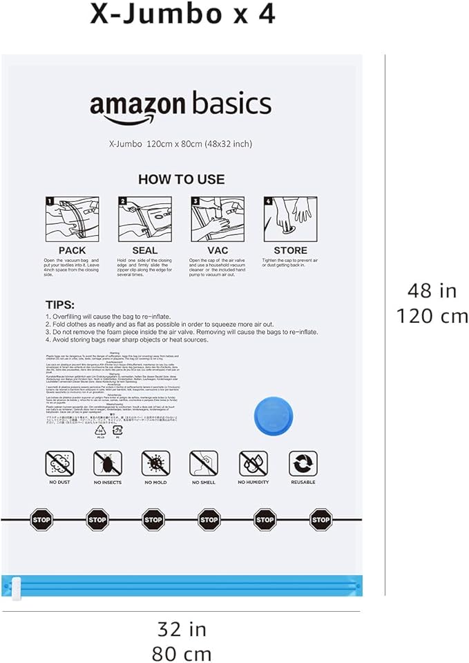 Amazon Basics Vacuum Storage Bags - Image 6
