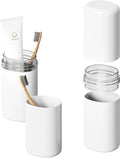 Baluca Travel Toothbrush Case, Portable Tooth Brush Holder and Toothpaste Cover by Baluca
