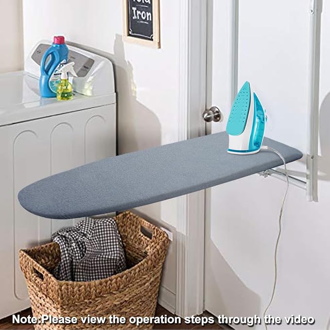 SheeChung 14"x42" Over The Door Ironing Board Cover, Door Iron Board Cover - Image 3
