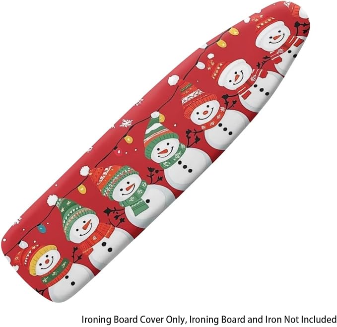 Christmas Snowman Ironing Board Cover and Pad Heat Reflective Stain Resistant - Image 6