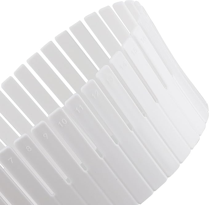 JOIKIT 64 Pack White Plastic DIY Grid Drawer Dividers, Adjustable Drawer - Image 7