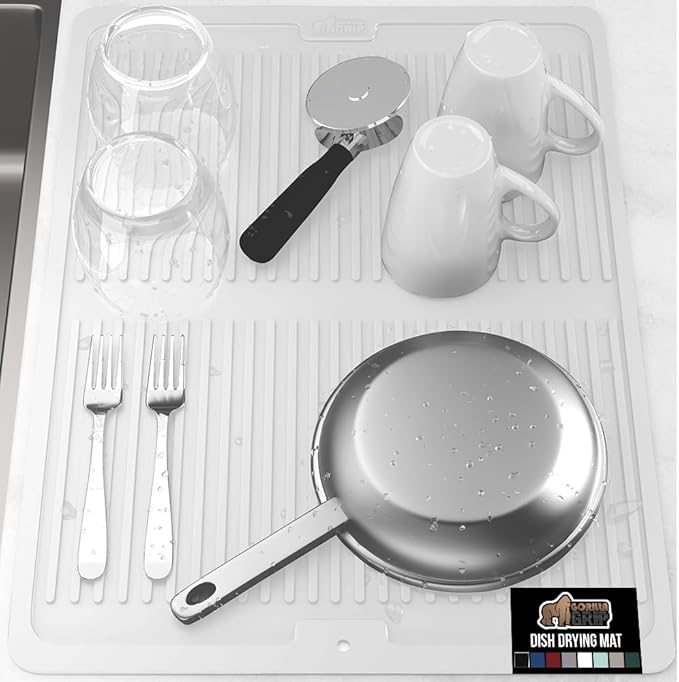 GORILLA GRIP 100% BPA-Free Patented Silicone Dish Drying Mat by Unknown