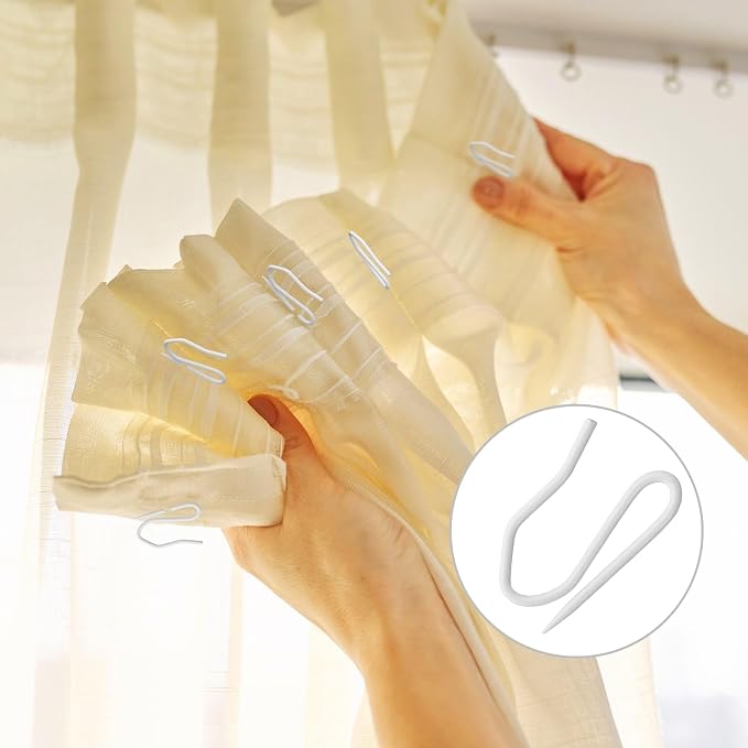 Qunclay 100 Set 0.98 Inch Metal Curtain Rings - Image 4