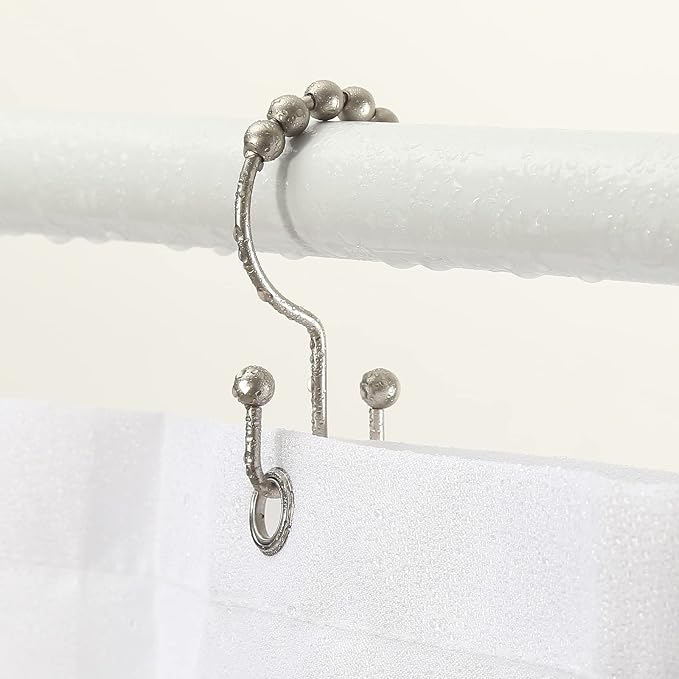 Shower Curtain Hooks, Goowin Shower Curtain Rings, Stainless Steel Shower - Image 7