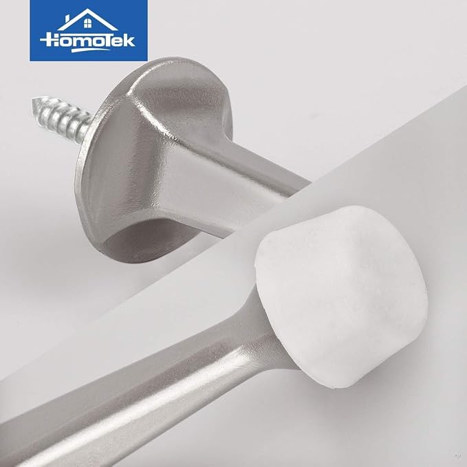 HOMOTEK 24Pack Heavy Duty Solid Rigid Door Stop - Image 4