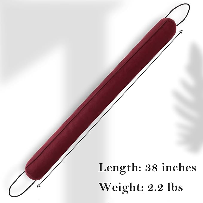 Sunolga Door Draft Stopper, Removable Washable Cover, Blocks Hot and Cold Air - Image 2